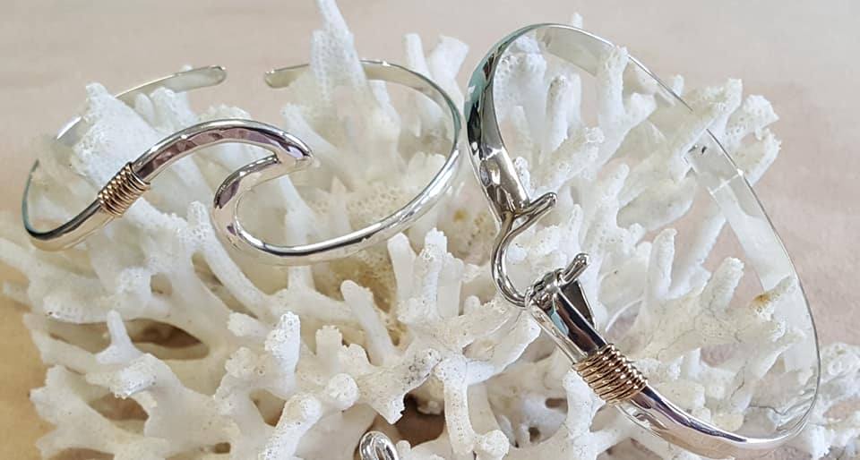 Placed next to our standard bracelets for perspective!